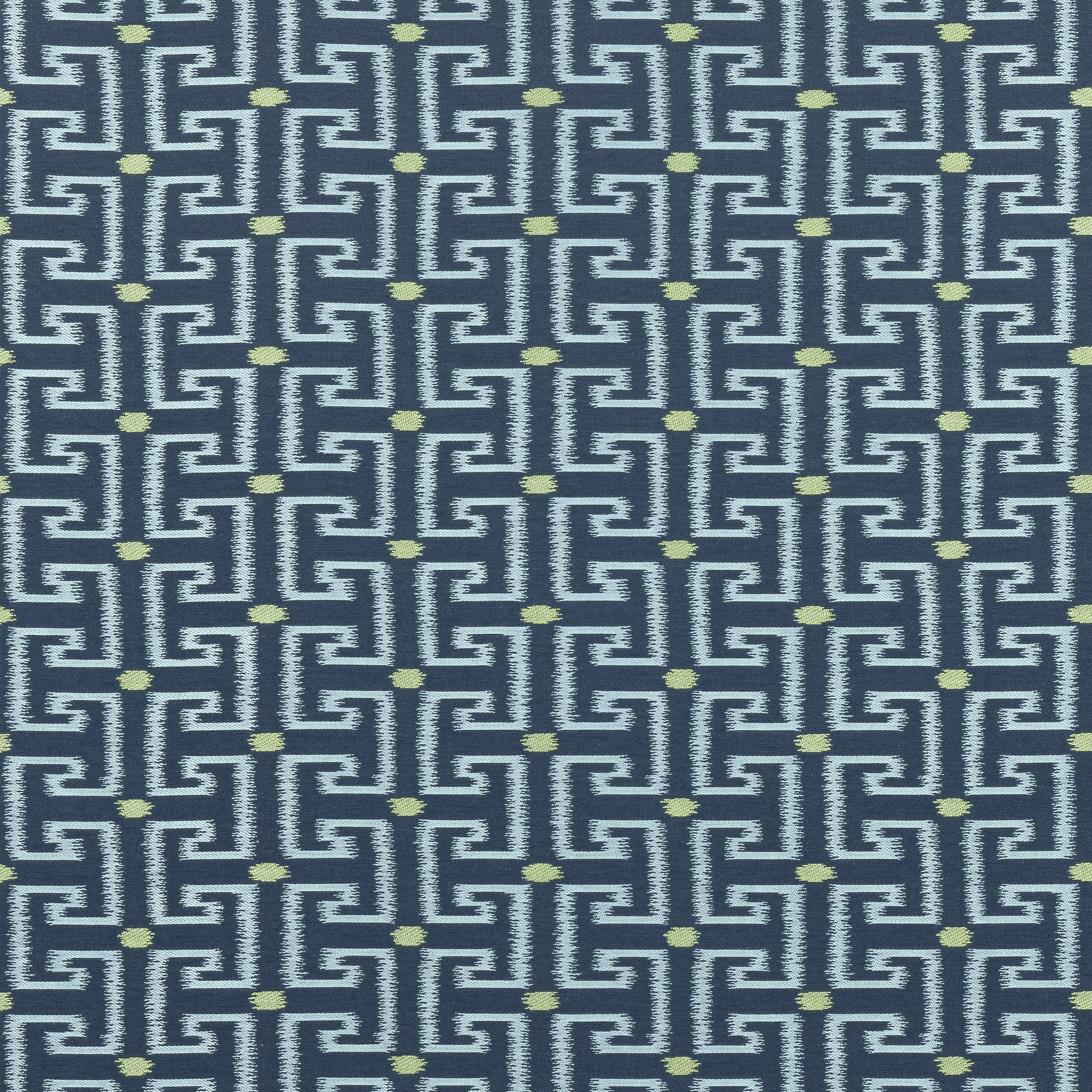 Rhodes fabric in marine color - pattern number W74232 - by Thibaut in the Passage collection