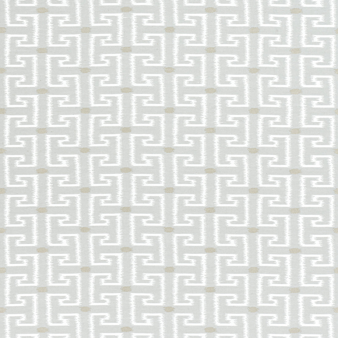 Rhodes fabric in platinum color - pattern number W74233 - by Thibaut in the Passage collection