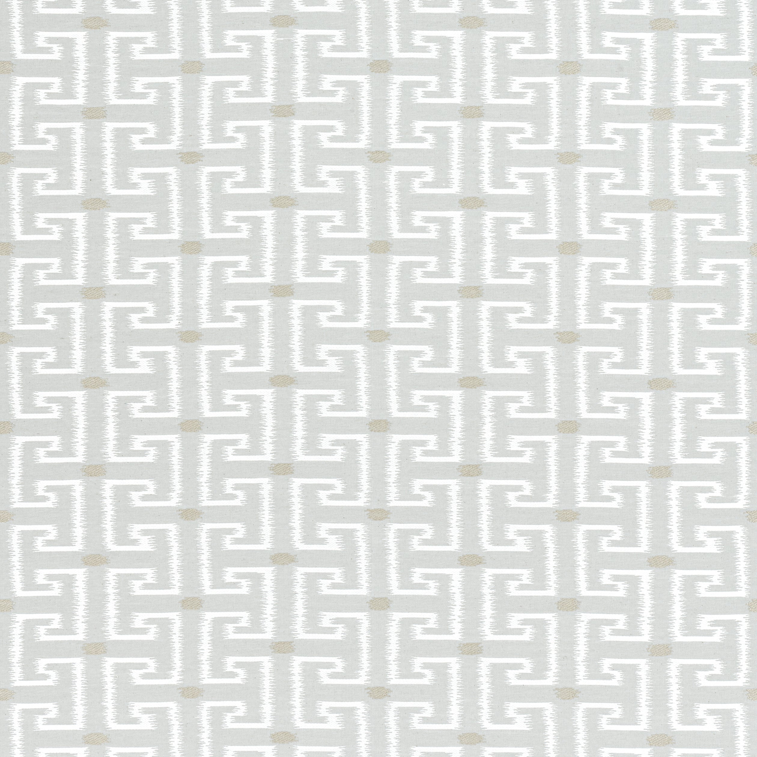 Rhodes fabric in platinum color - pattern number W74233 - by Thibaut in the Passage collection