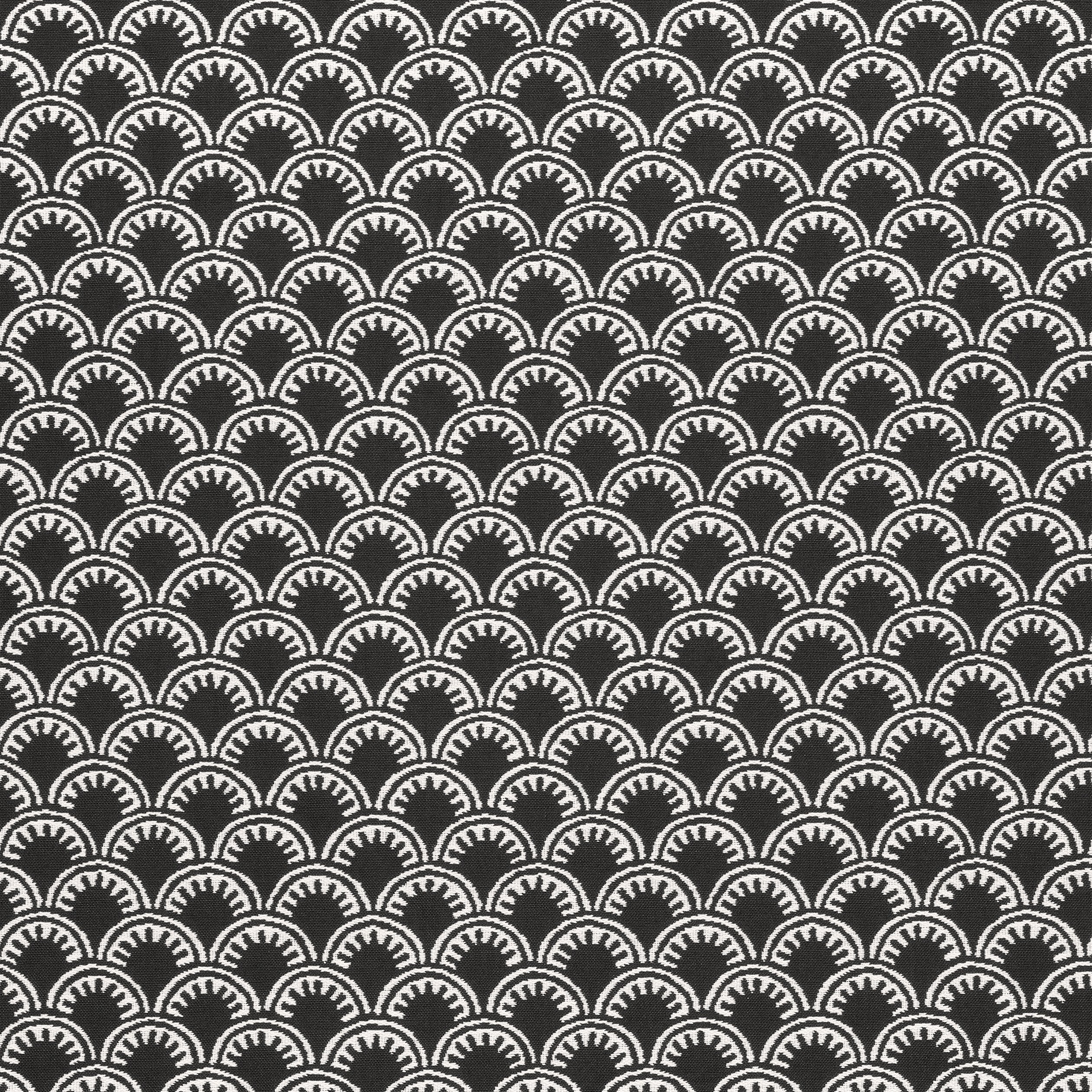 Maisie fabric in black color - pattern number W74646 - by Thibaut in the Festival collection