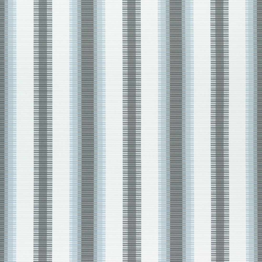 Samba Stripe fabric in charcoal and mineral color - pattern number W74667 - by Thibaut in the Festival collection