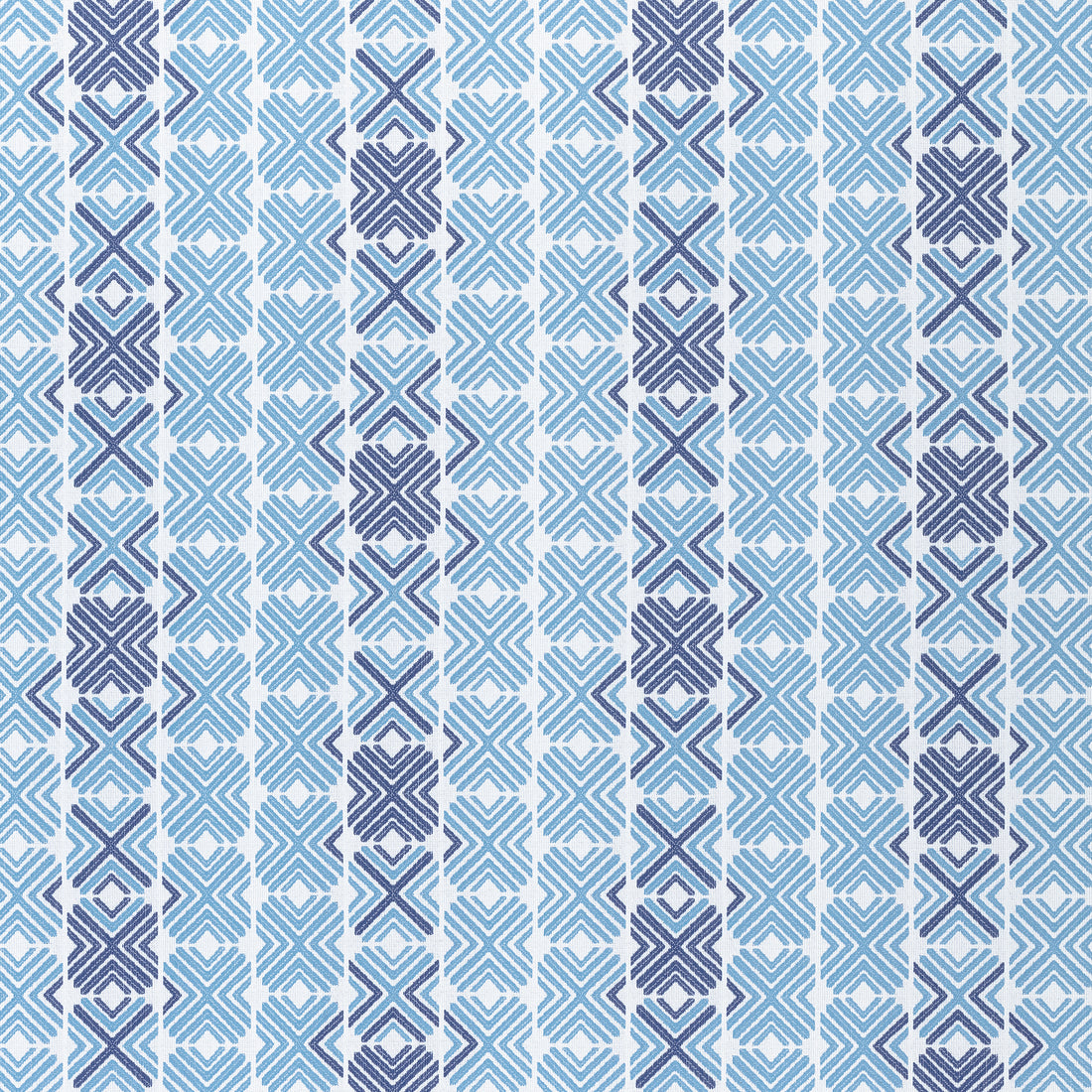 Jinx fabric in sky and royal blue color - pattern number W74677 - by Thibaut in the Festival collection