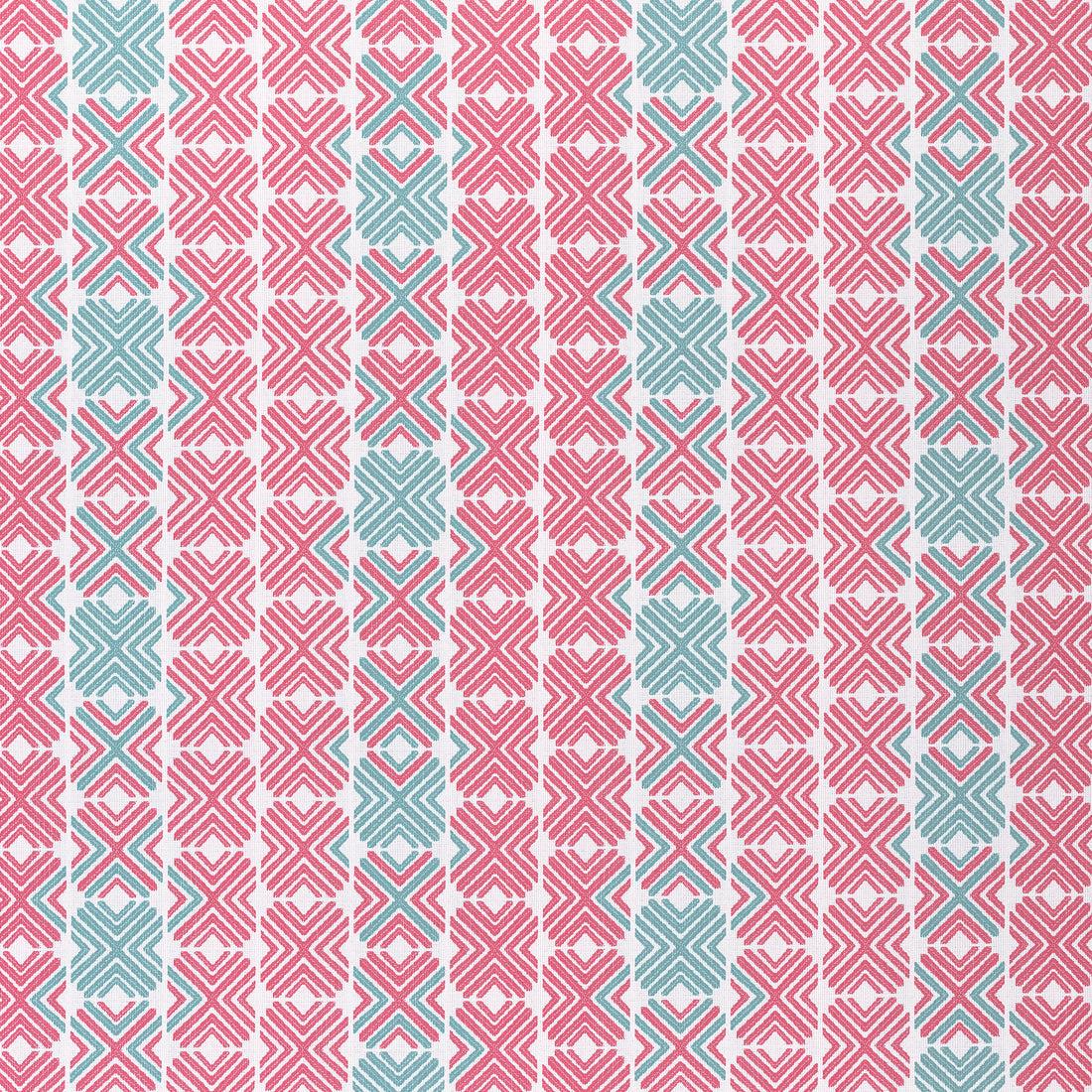 Jinx fabric in peony and pool color - pattern number W74679 - by Thibaut in the Festival collection