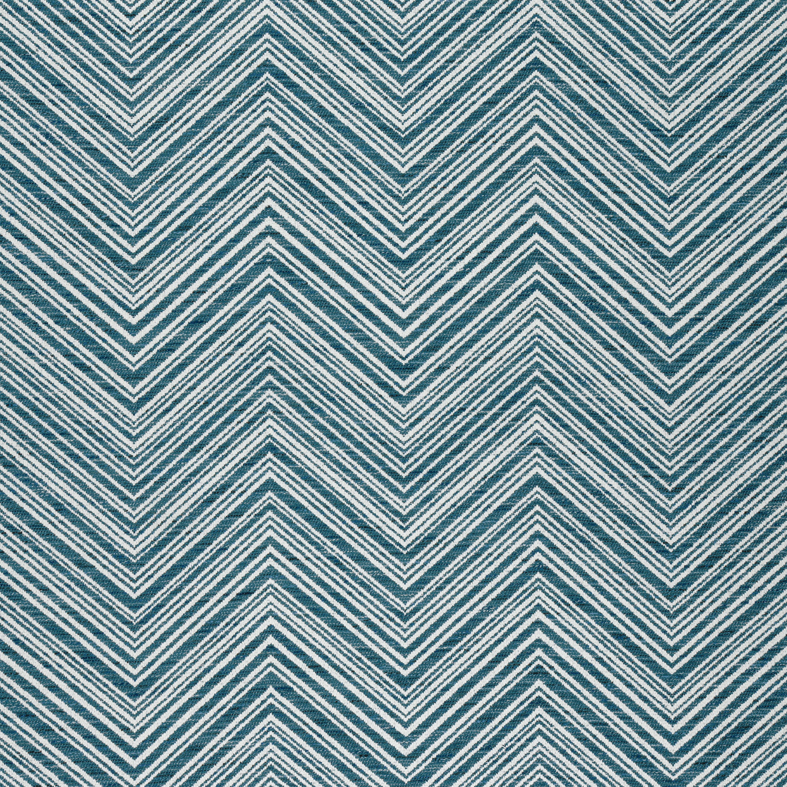 Monti Chevron fabric in indigo color - pattern number W77136 - by Thibaut in the Veneto collection