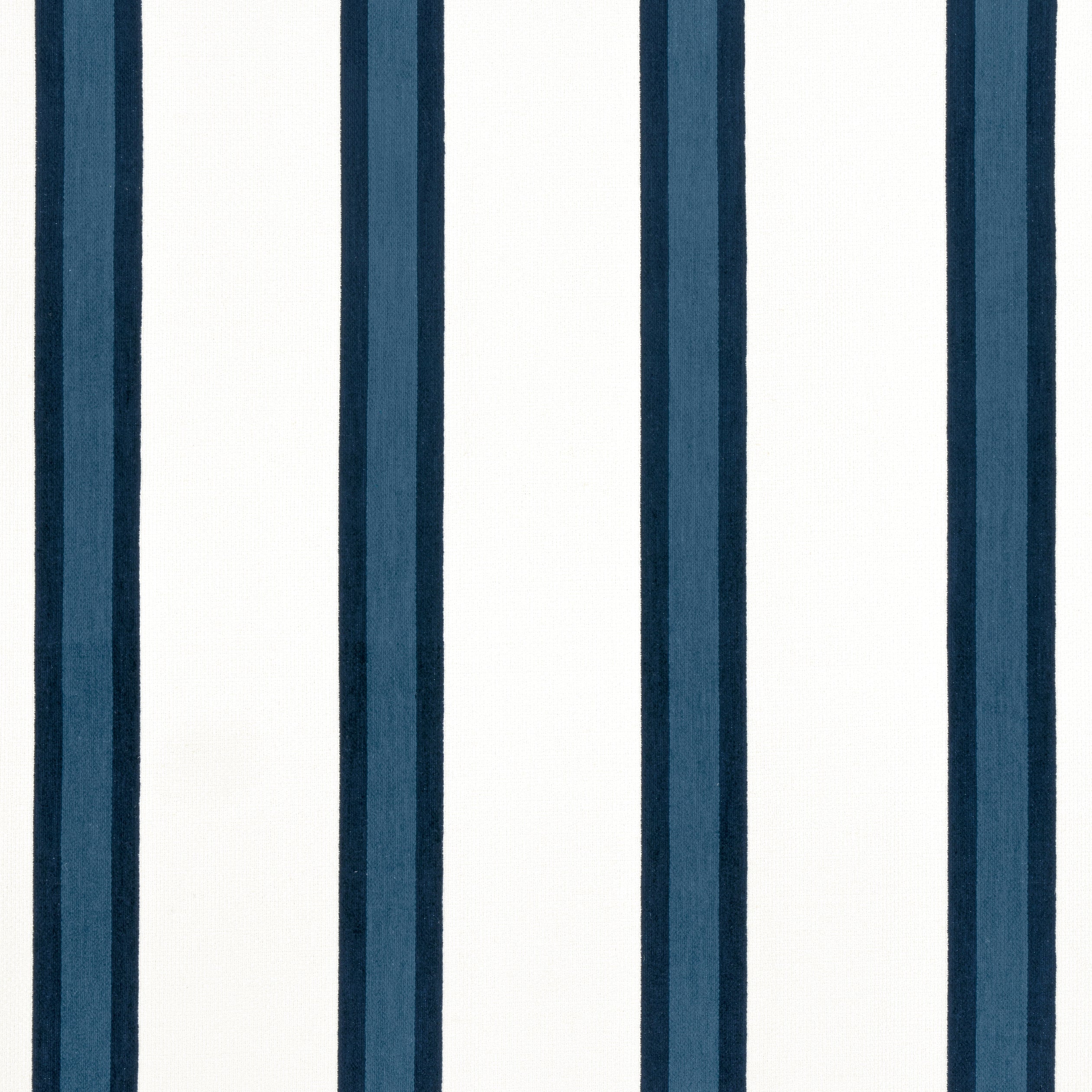 Abito Stripe fabric in navy color - pattern number W77142 - by Thibaut in the Veneto collection