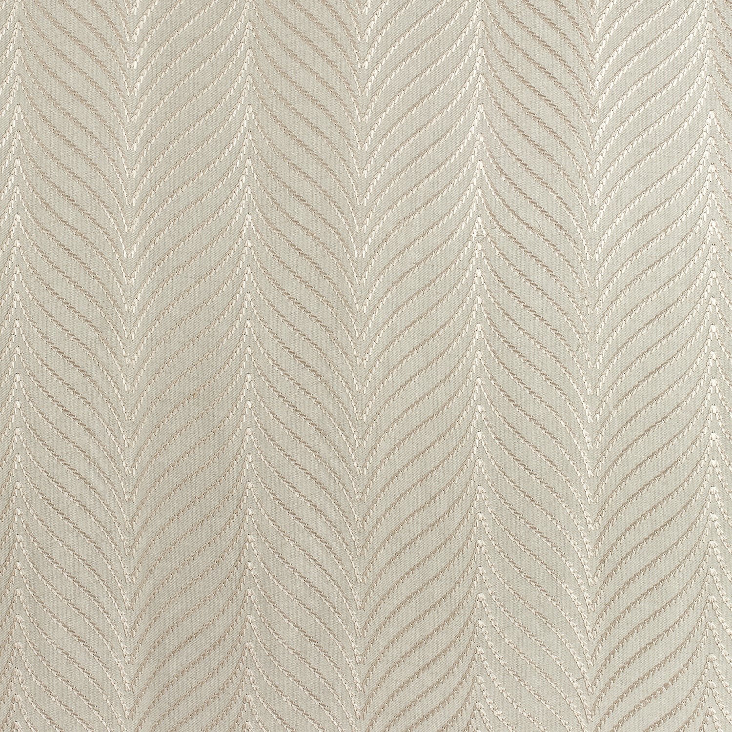 Clayton Herringbone Embroidery fabric in natural color - pattern number W775443 - by Thibaut in the Dynasty collection