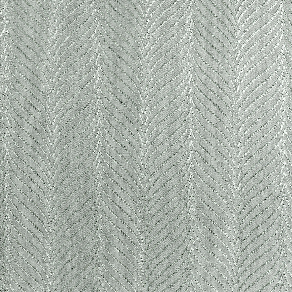 Clayton Herringbone Embroidery fabric in light grey color - pattern number W775446 - by Thibaut in the Dynasty collection