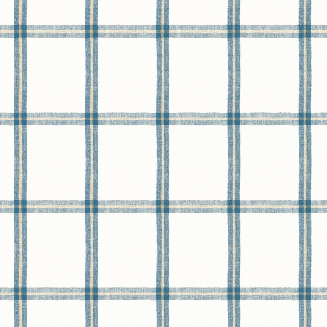 Huntington Plaid fabric in navy color - pattern number W781331 - by Thibaut in the Montecito collection