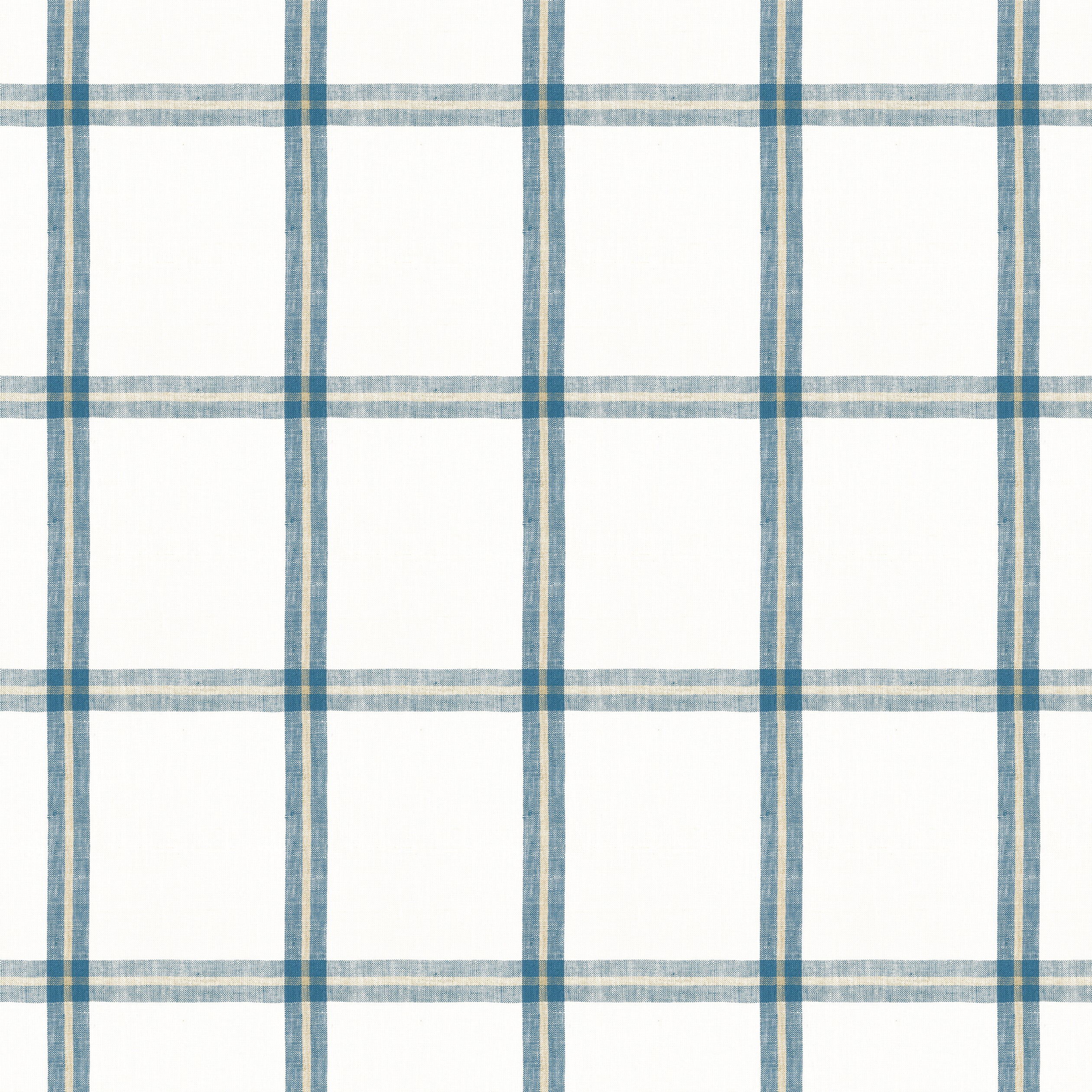 Huntington Plaid fabric in navy color - pattern number W781331 - by Thibaut in the Montecito collection