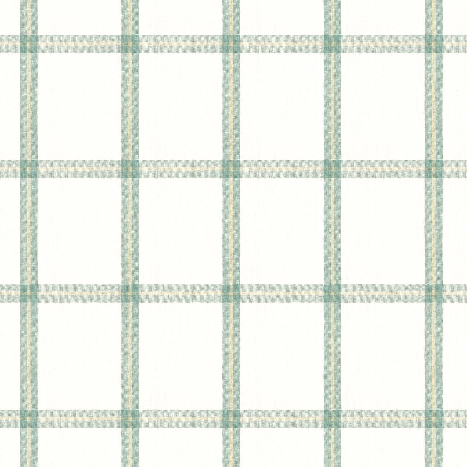 Huntington Plaid fabric in seaglass color - pattern number W781335 - by Thibaut in the Montecito collection