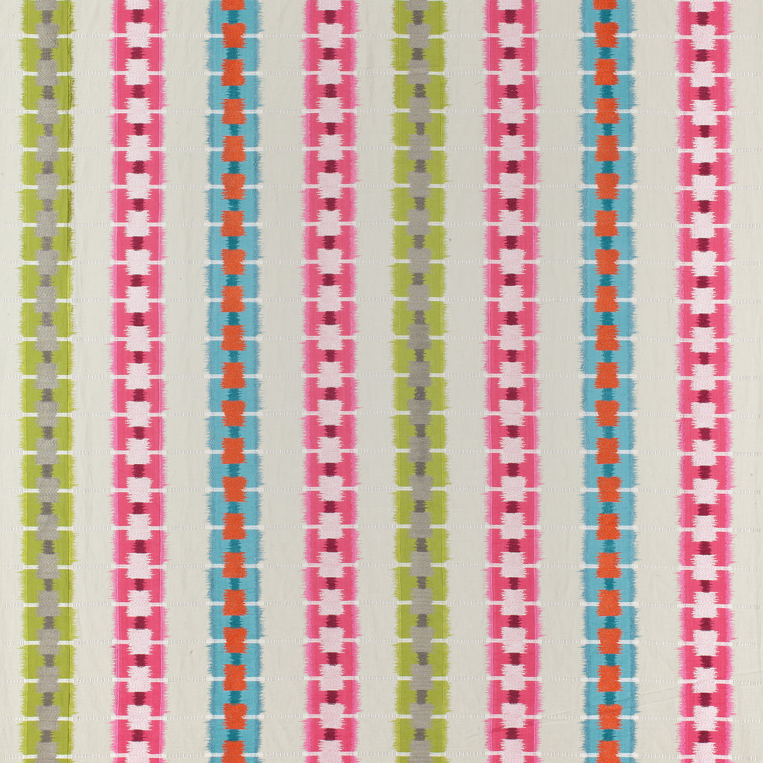 Sri Lanka Embroidery fabric in pink color - pattern number W788713 - by Thibaut in the Trade Routes collection