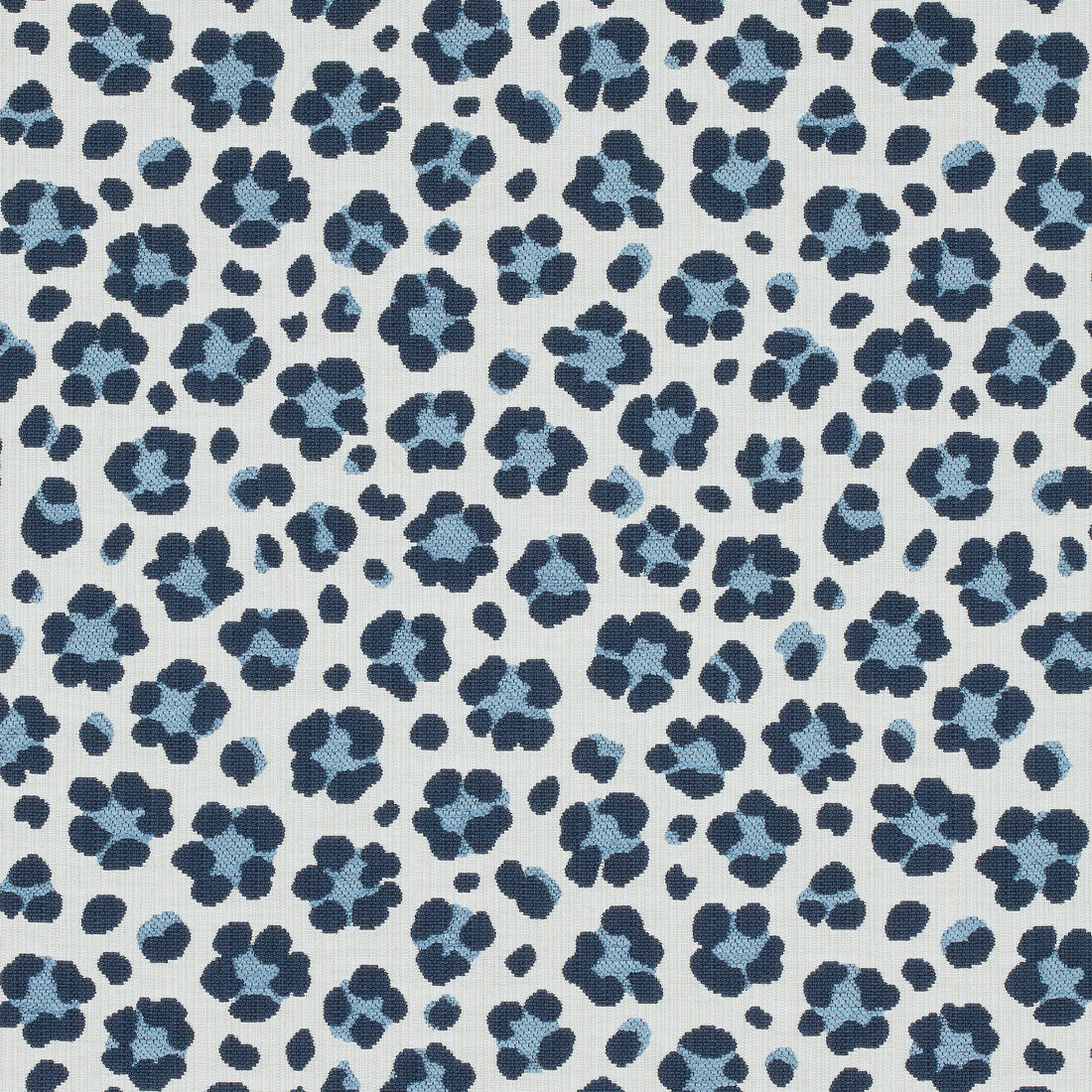 Trixie fabric in navy and sky color - pattern number W80419 - by Thibaut in the Woven Resource Vol 10 Menagerie collection