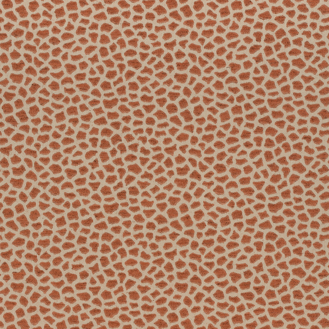 Masai fabric in terracotta color - pattern number W80424 - by Thibaut in the Woven Resource Vol 10 Menagerie collection