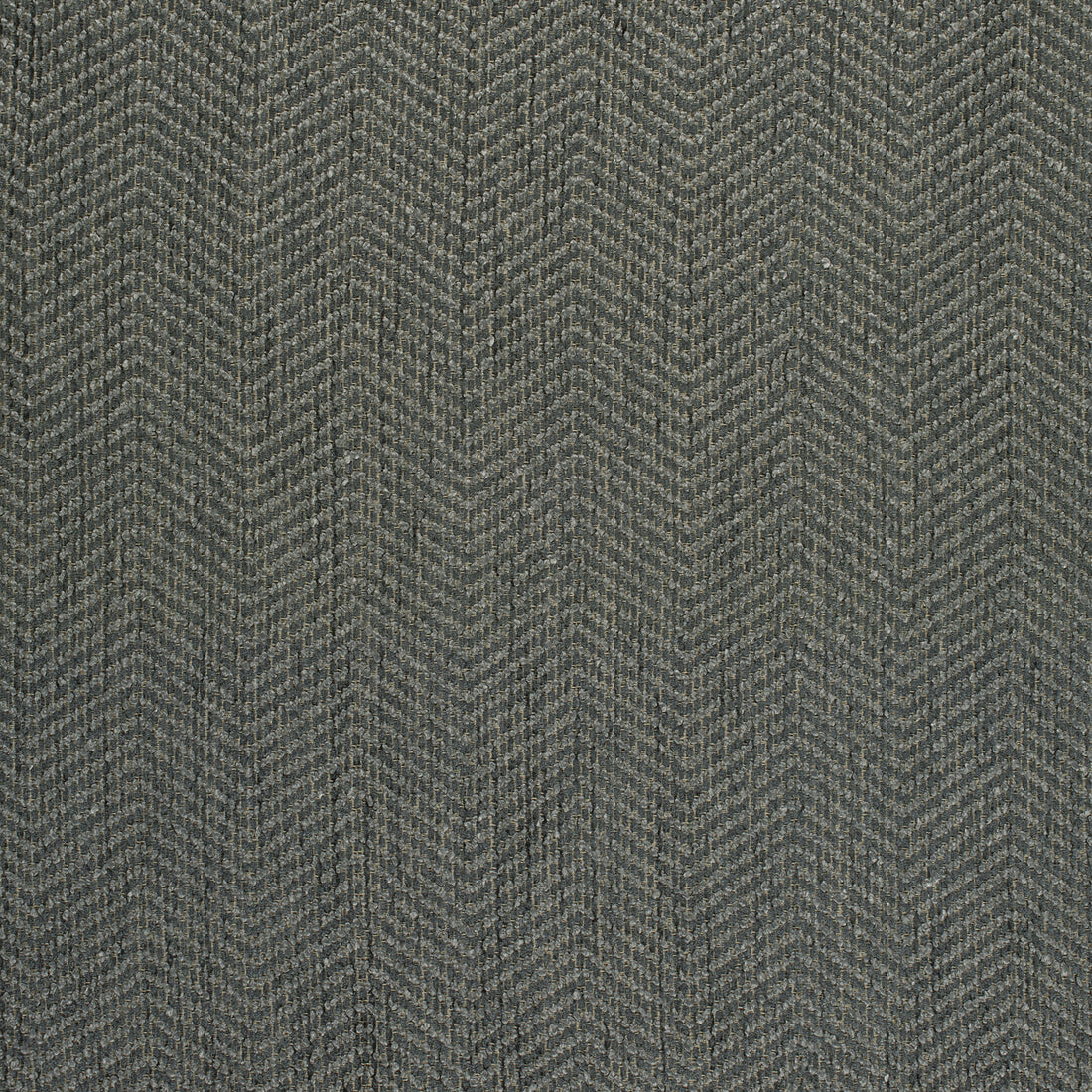 Dalton Herringbone fabric in dark grey color - pattern number W80625 - by Thibaut in the Pinnacle collection