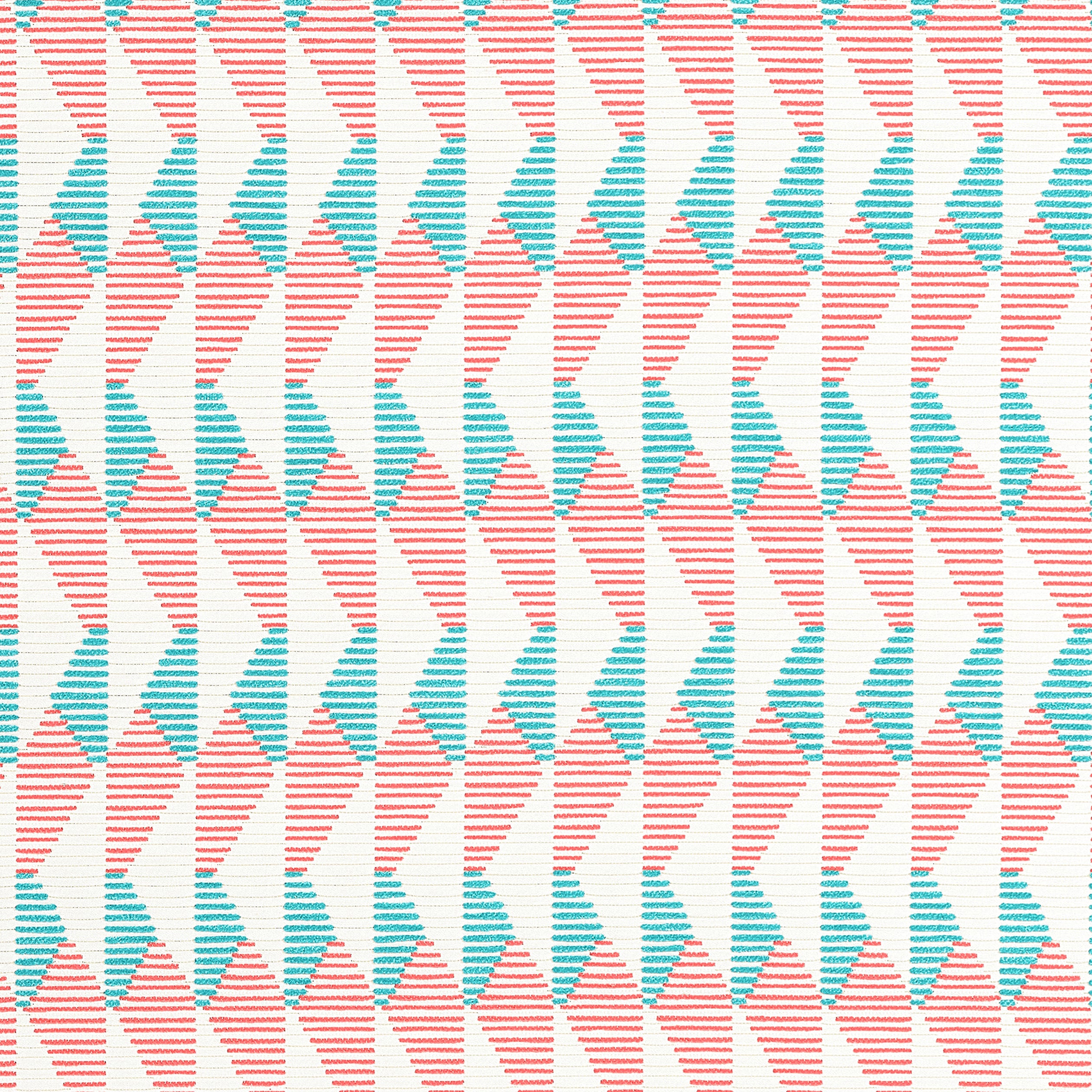 Harper fabric in capri and coral color - pattern number W81600 - by Thibaut in the Locale collection