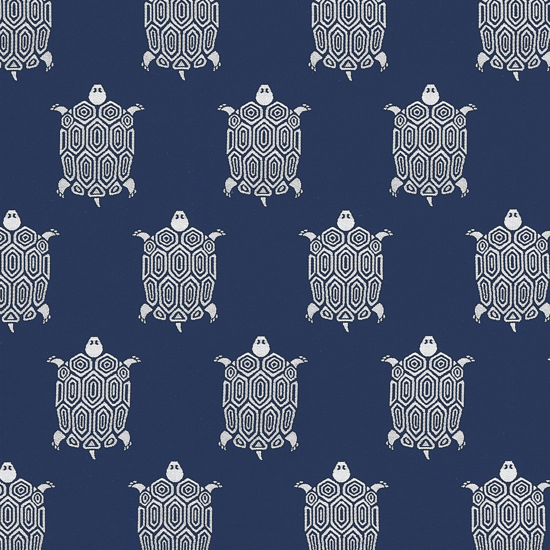Turtle Bay fabric in navy color - pattern number W81629 - by Thibaut in the Locale collection