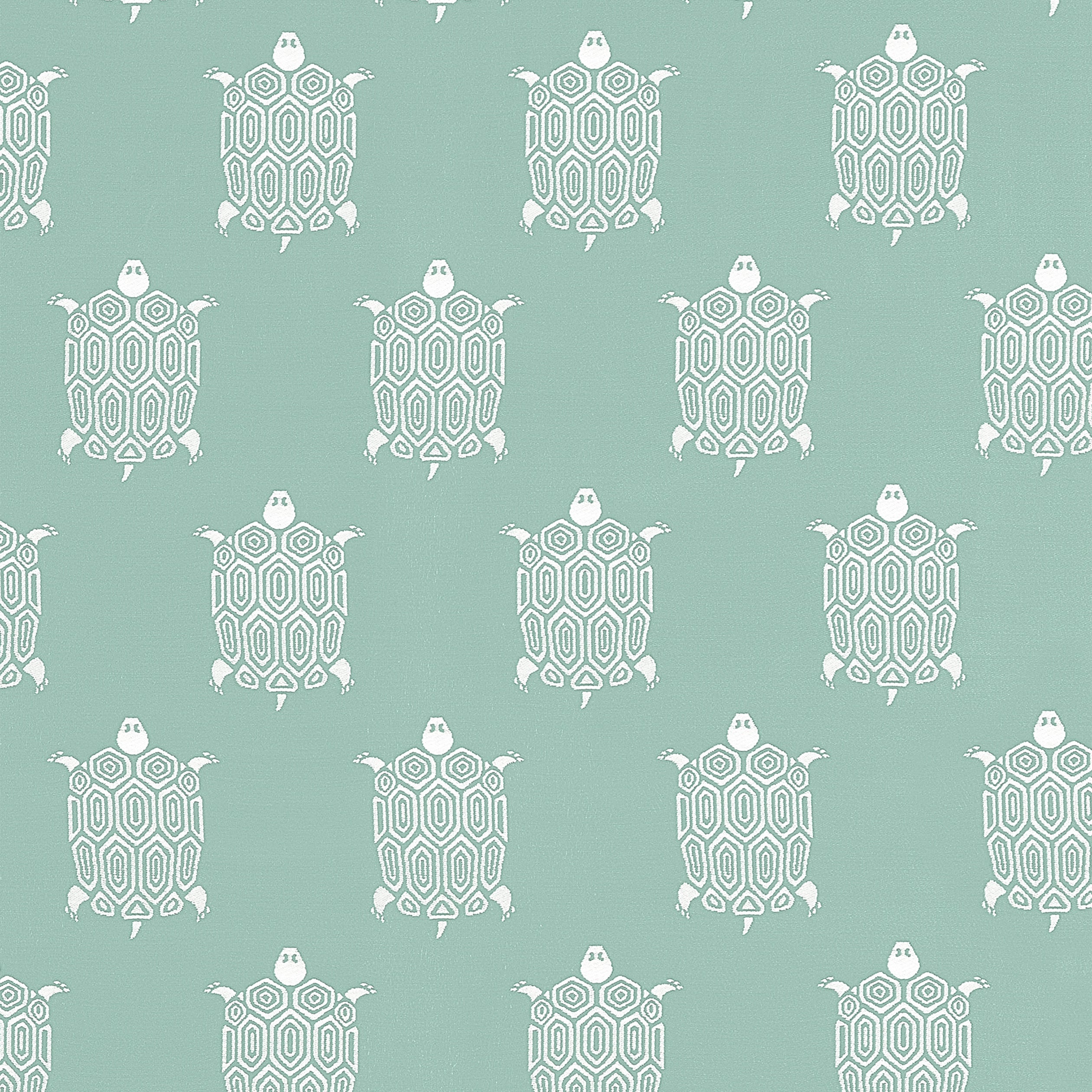 Turtle Bay fabric in jade color - pattern number W81631 - by Thibaut in the Locale collection