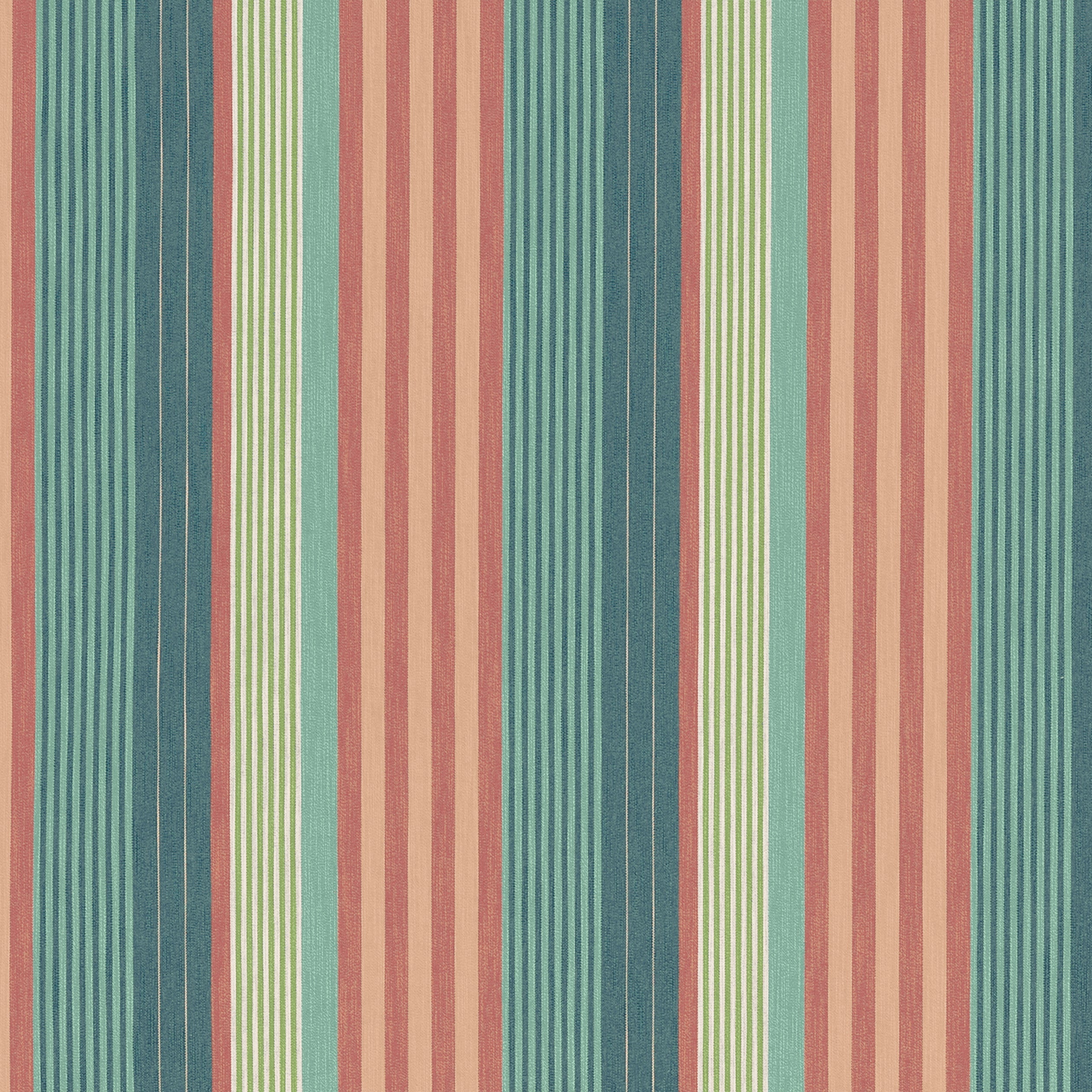 Esprit Stripe fabric in pine and mimosa color - pattern number W81702 - by Thibaut in the Soleil collection