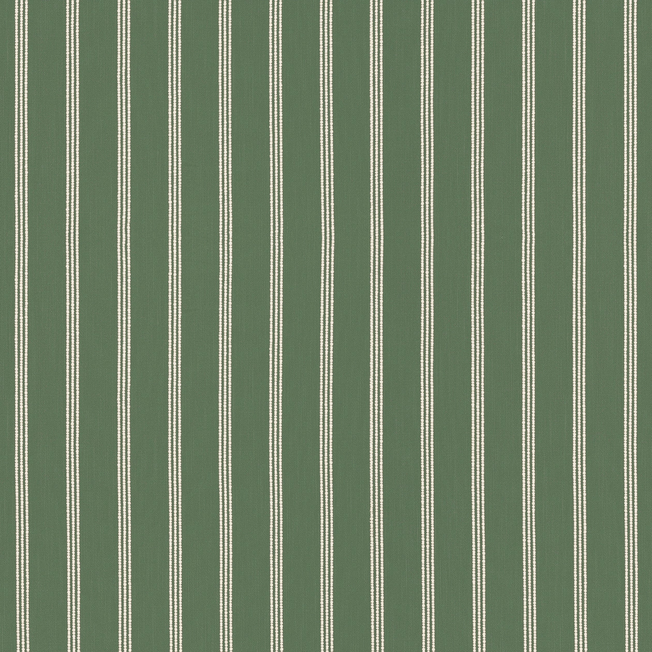 Seaside Stripe fabric in pine color - pattern number W81784 - by Thibaut in the Soleil collection