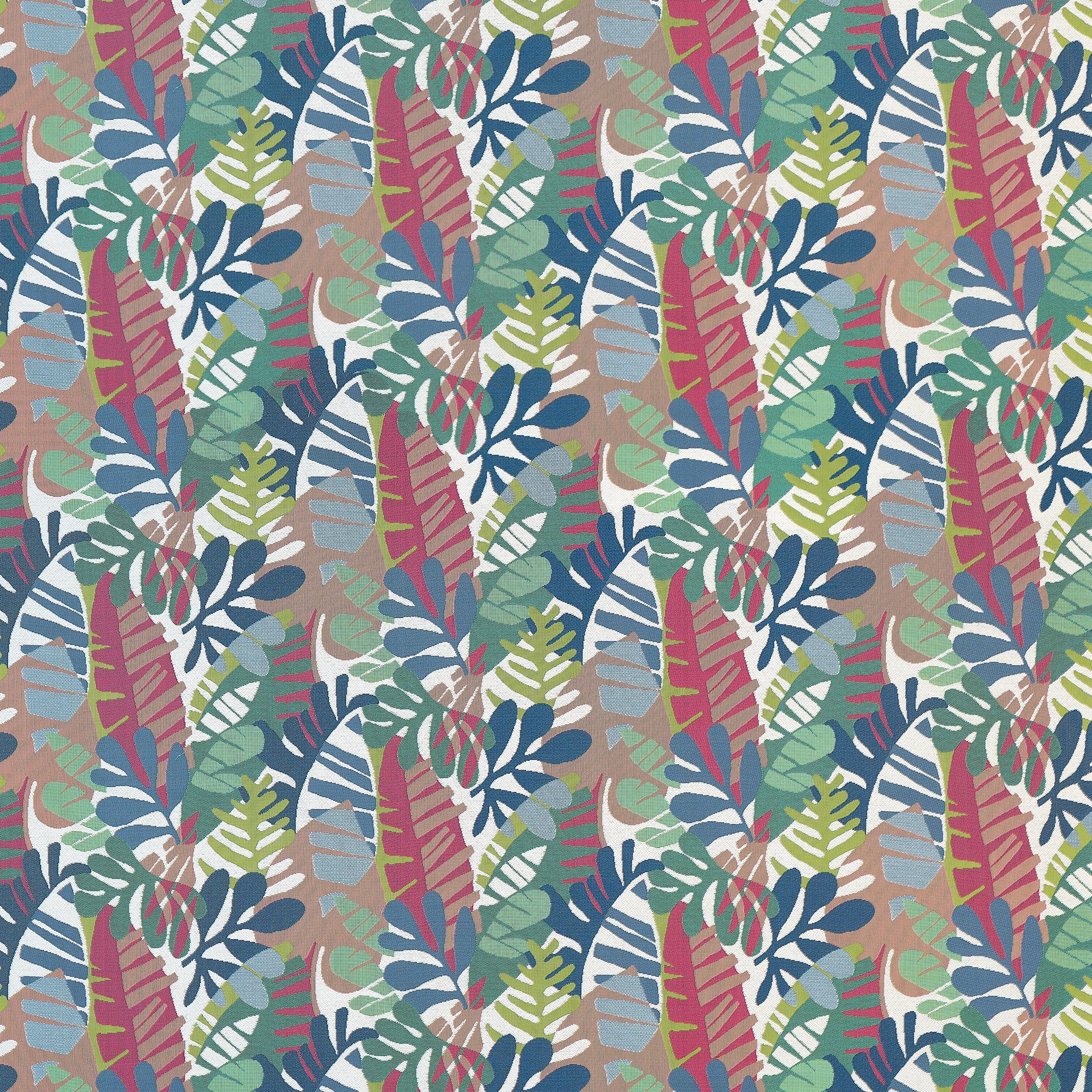Ipanema fabric in cornflower and peony color - pattern number W81792 - by Thibaut in the Acadia collection