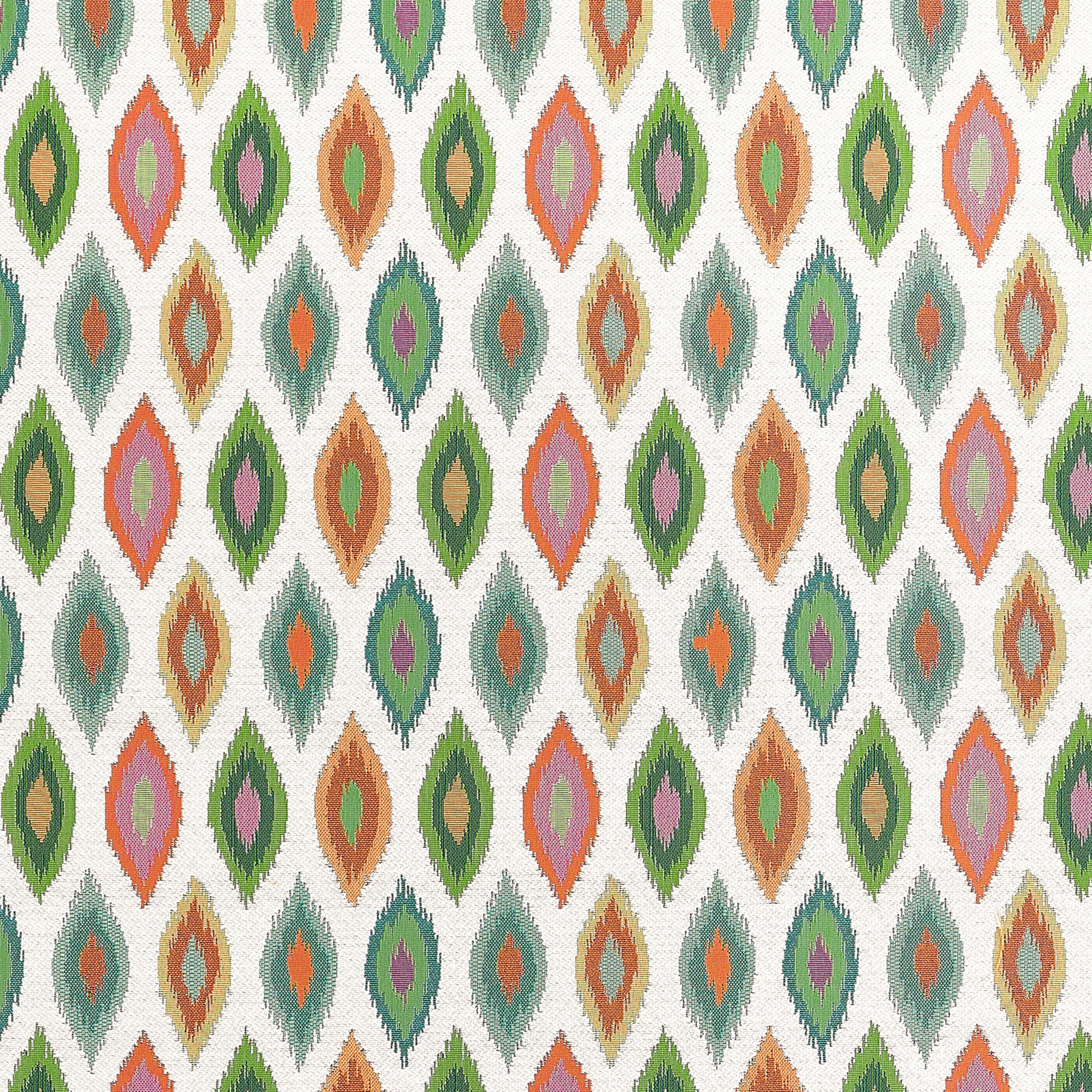 Beliza fabric in pool and spice color - pattern number W81796 - by Thibaut in the Acadia collection