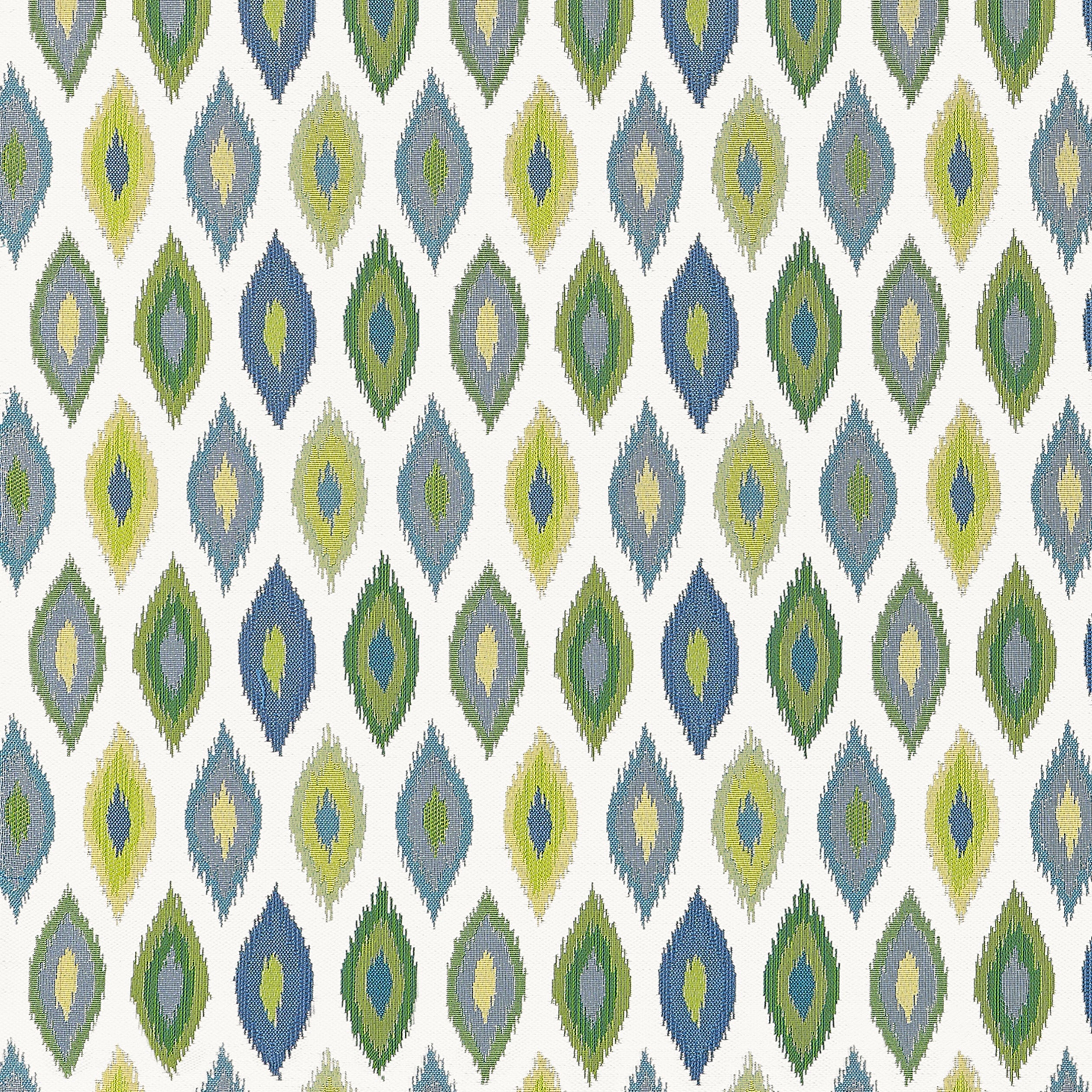 Beliza fabric in bermuda and kiwi color - pattern number W81800 - by Thibaut in the Acadia collection