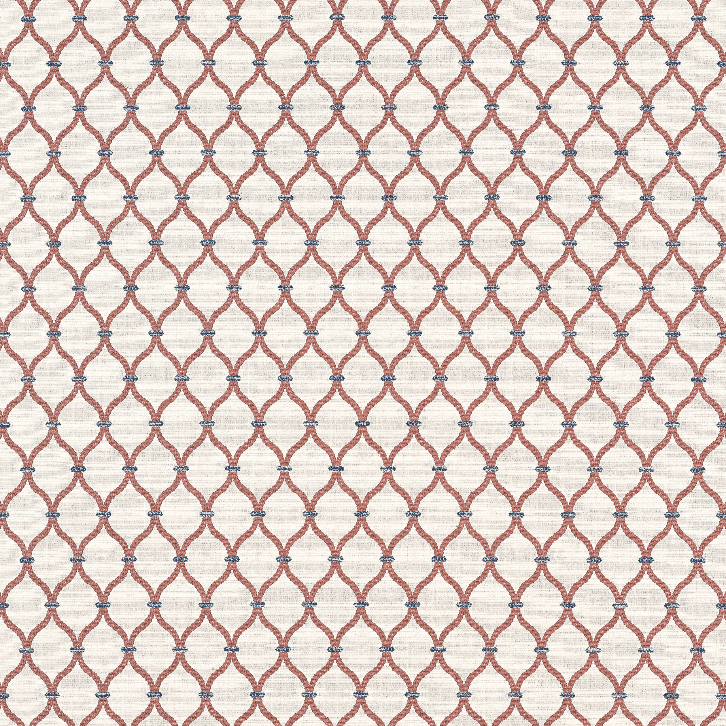 Chandler fabric in terracotta color - pattern number W81935 - by Thibaut in the Companions collection