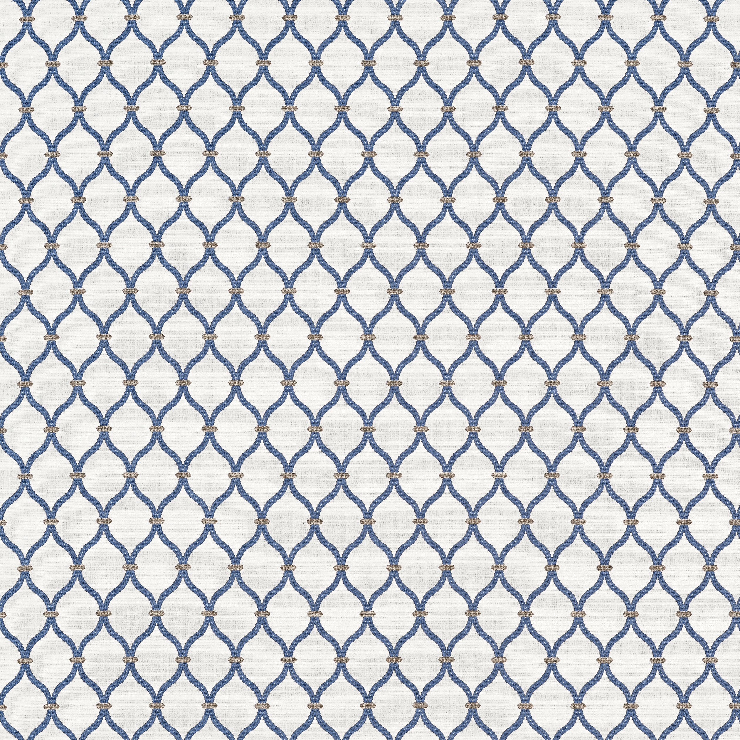 Chandler fabric in indigo color - pattern number W81938 - by Thibaut in the Companions collection