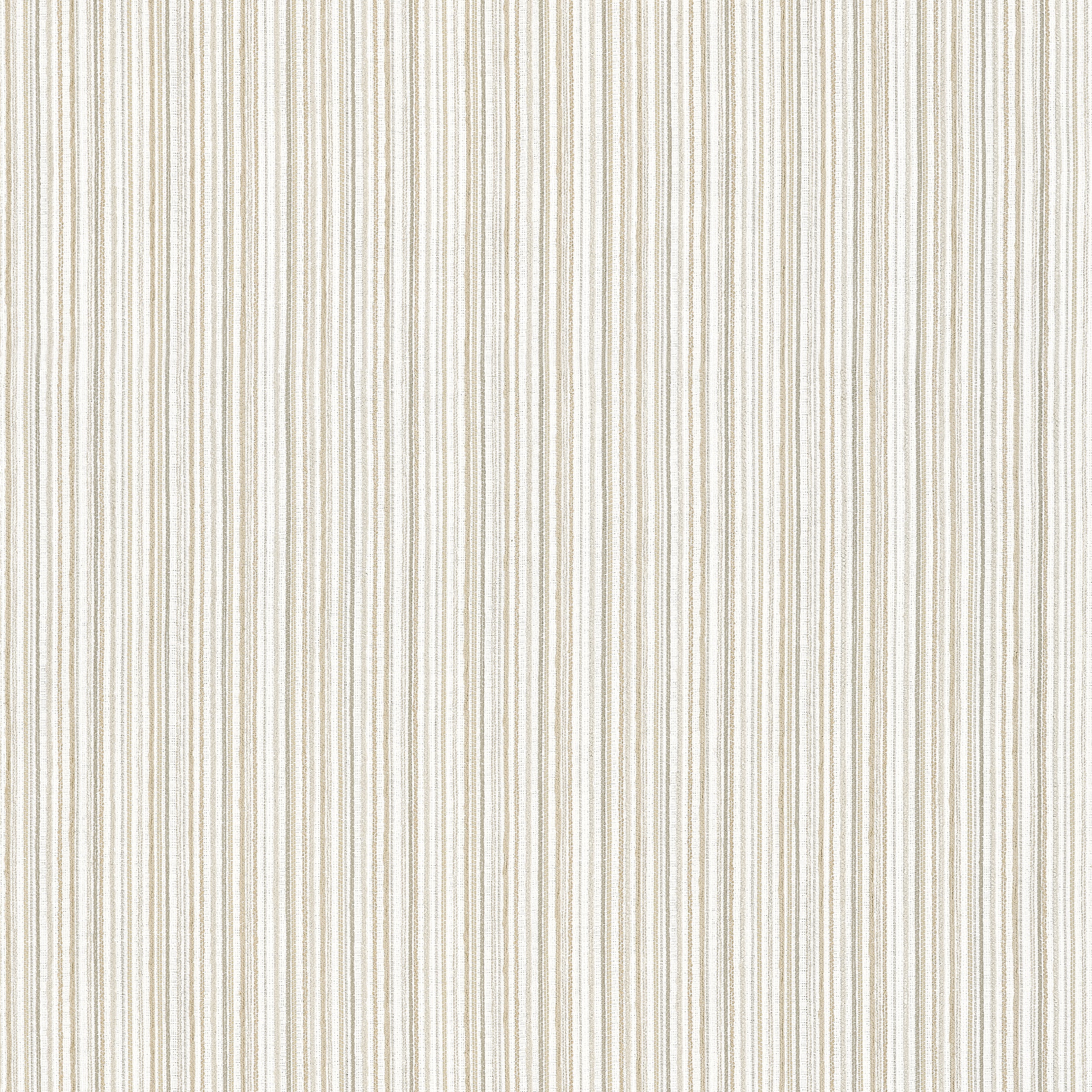 Ernie Stripe fabric in oatmeal color - pattern number W81940 - by Thibaut in the Companions collection