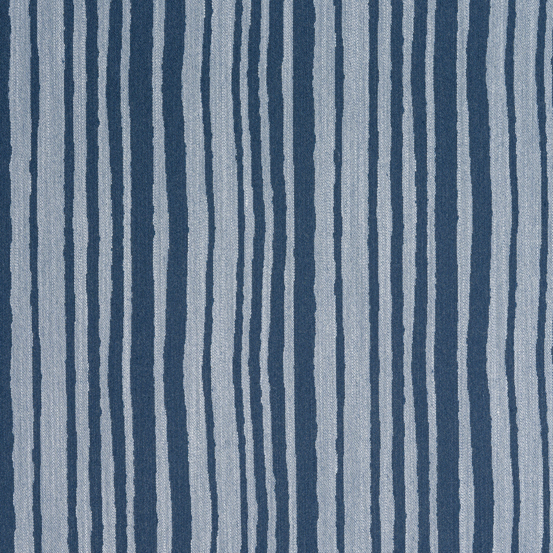 Pintado Stripe fabric in marine color - pattern number W8505 - by Thibaut in the Villa collection
