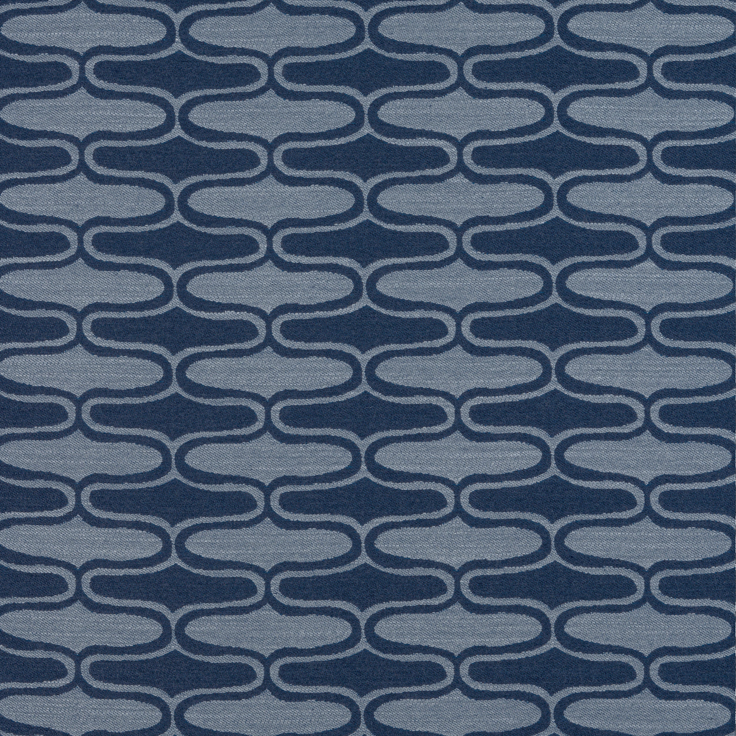 Saraband fabric in marine color - pattern number W8528 - by Thibaut in the Villa collection