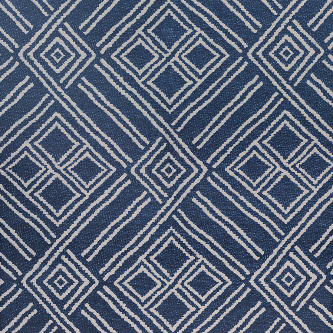 Terraza fabric in navy color - pattern number W8607 - by Thibaut in the Villa collection