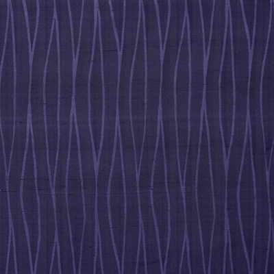 Waves fabric in deep purple color - pattern WAVES.DEEP PU.0 - by Lee Jofa Modern in the Allegra Hicks collection