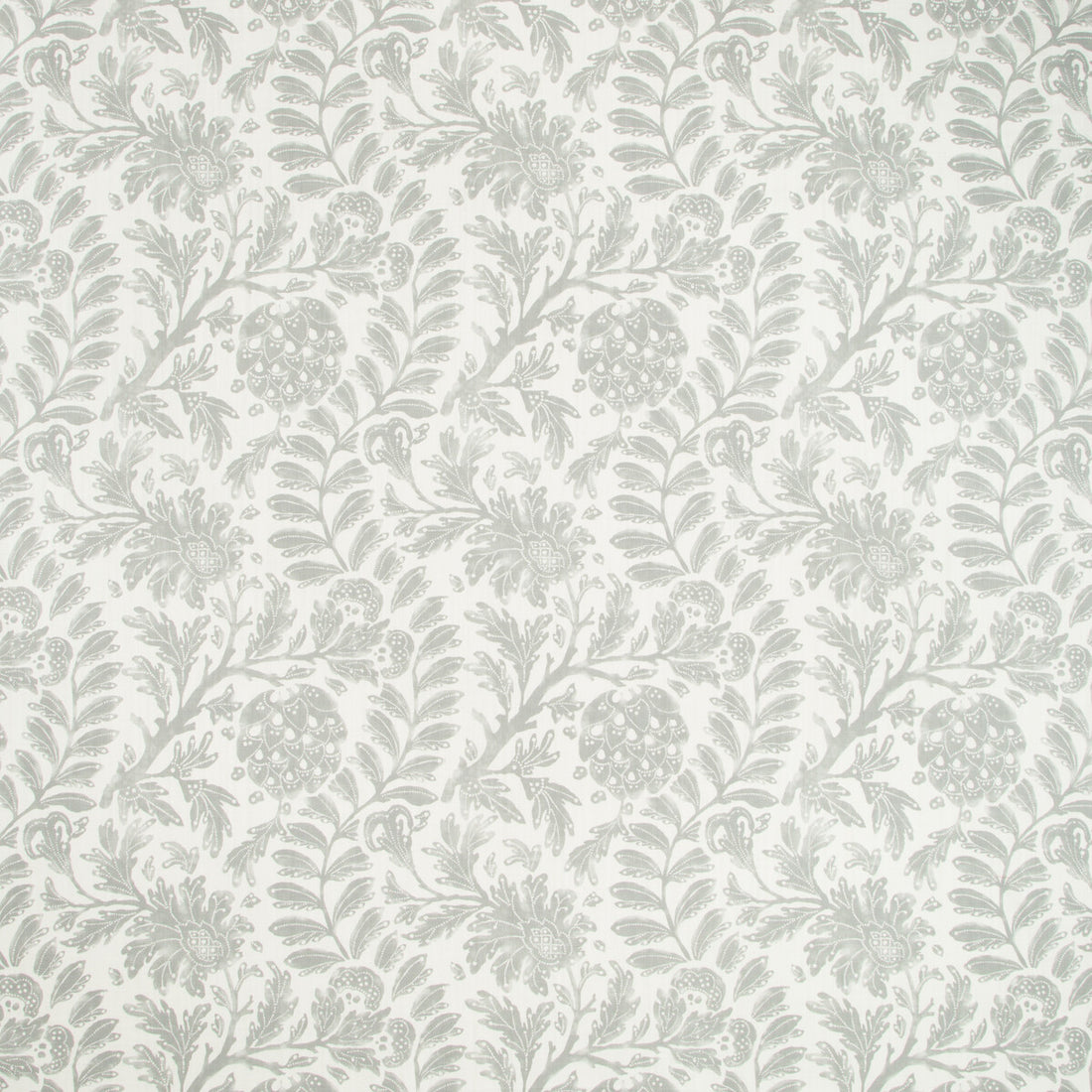 Wollerton fabric in pewter color - pattern WOLLERTON.11.0 - by Kravet Basics in the Greenwich collection