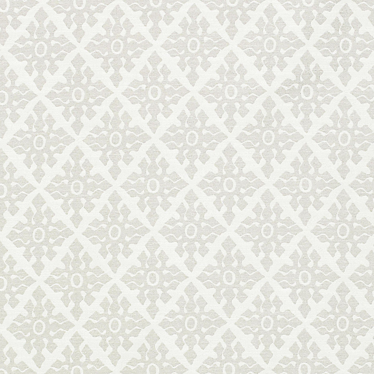 Ornamental Star fabric in grey color - pattern number WR 0001285B - by Scalamandre in the Old World Weavers collection