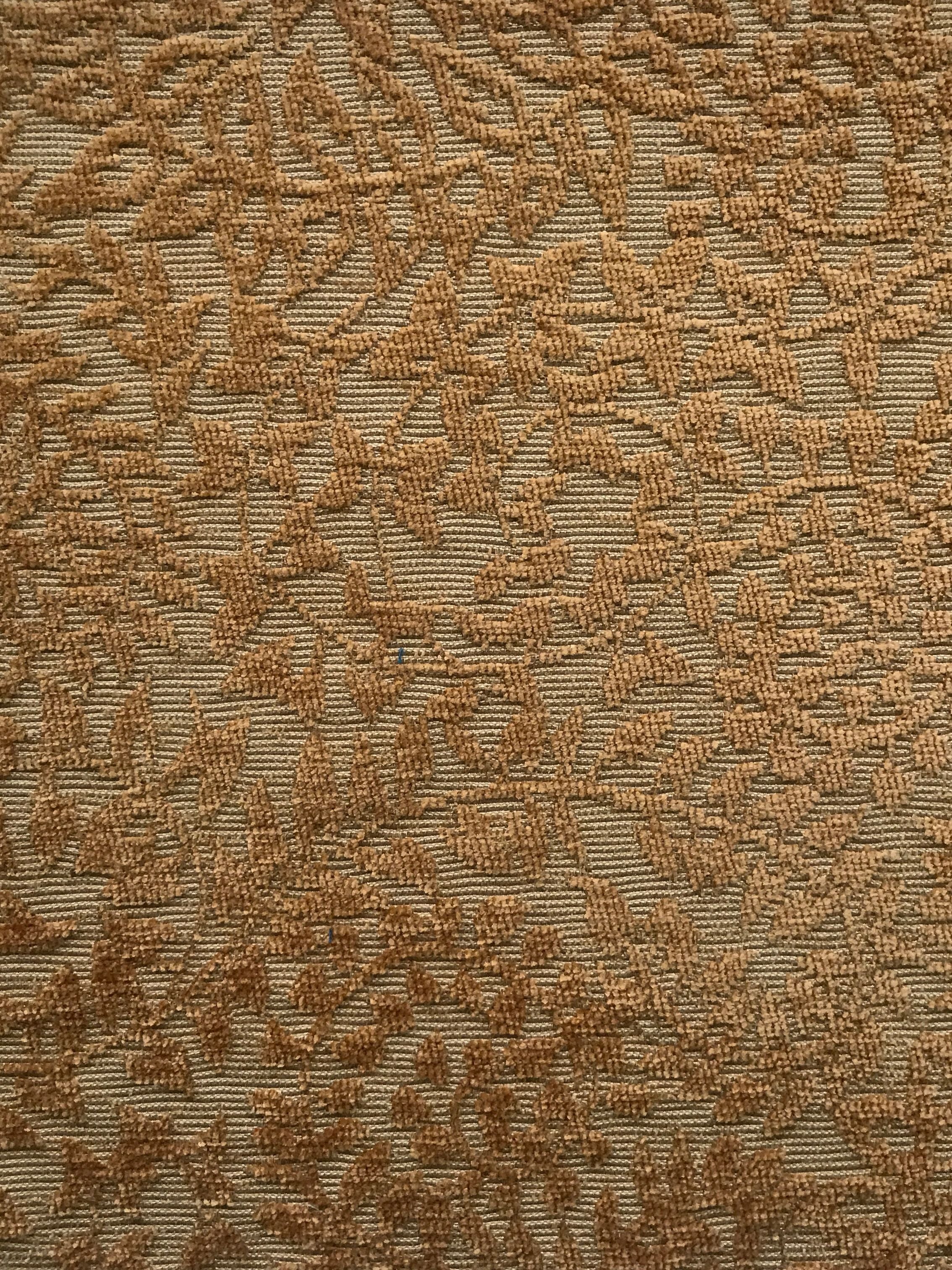 Woodland fabric in amber color - pattern number WR 75471844 - by Scalamandre in the Old World Weavers collection