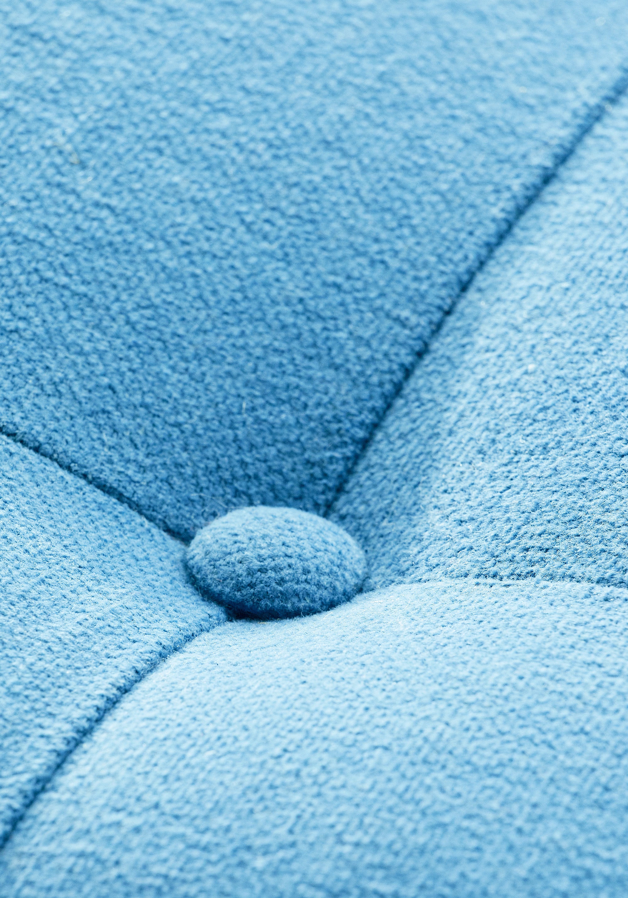 Detailed view of Westover Ottoman in Prisma woven fabric in bermuda color - pattern number W70153 by Thibaut in the Woven Resource Vol 12 Prisma collection
