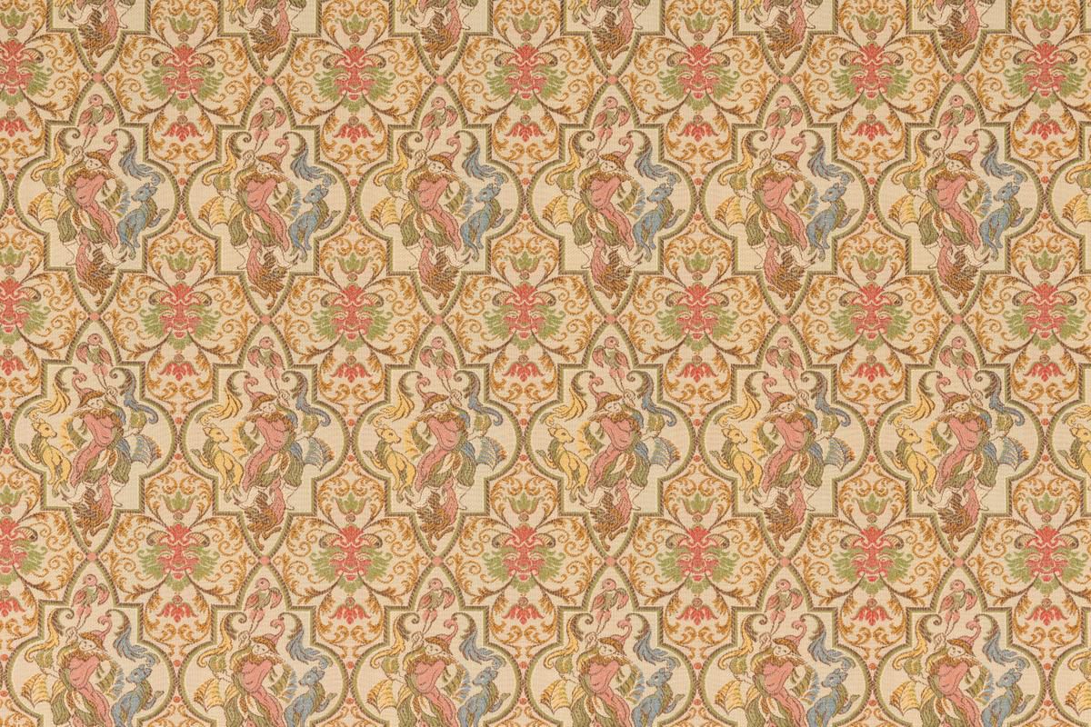 Medieval Man fabric in multi color - pattern number Y0 98185A64 - by Scalamandre in the Old World Weavers collection