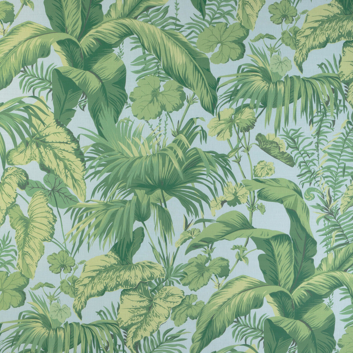 Yasuni fabric in sky blue color - pattern YASUNI.530.0 - by Kravet Couture in the Casa Botanica collection