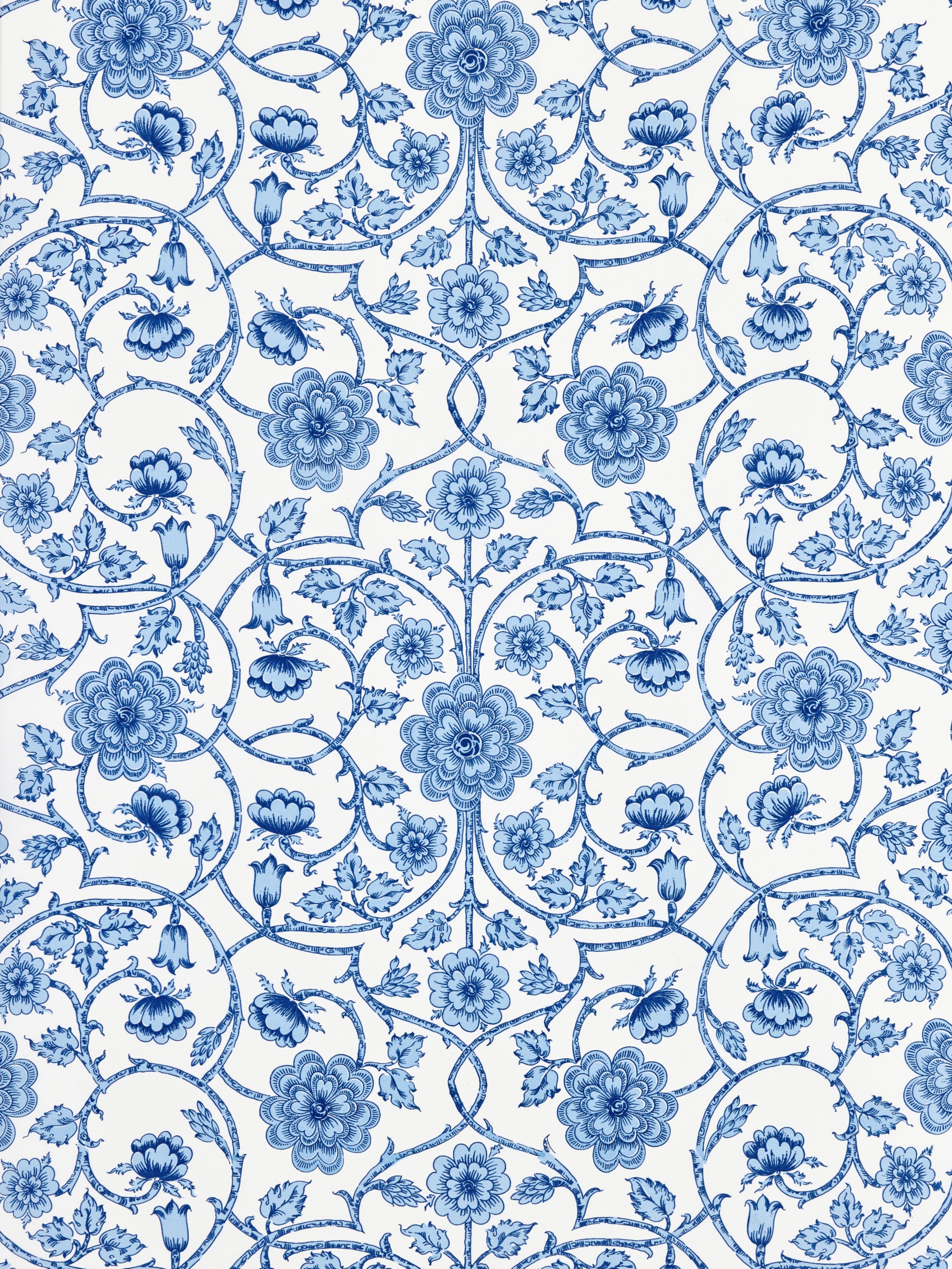 Ornamental Gate fabric in sky color - pattern number YD 00025736 - by Scalamandre in the Scalamandre Dec 2024 collection