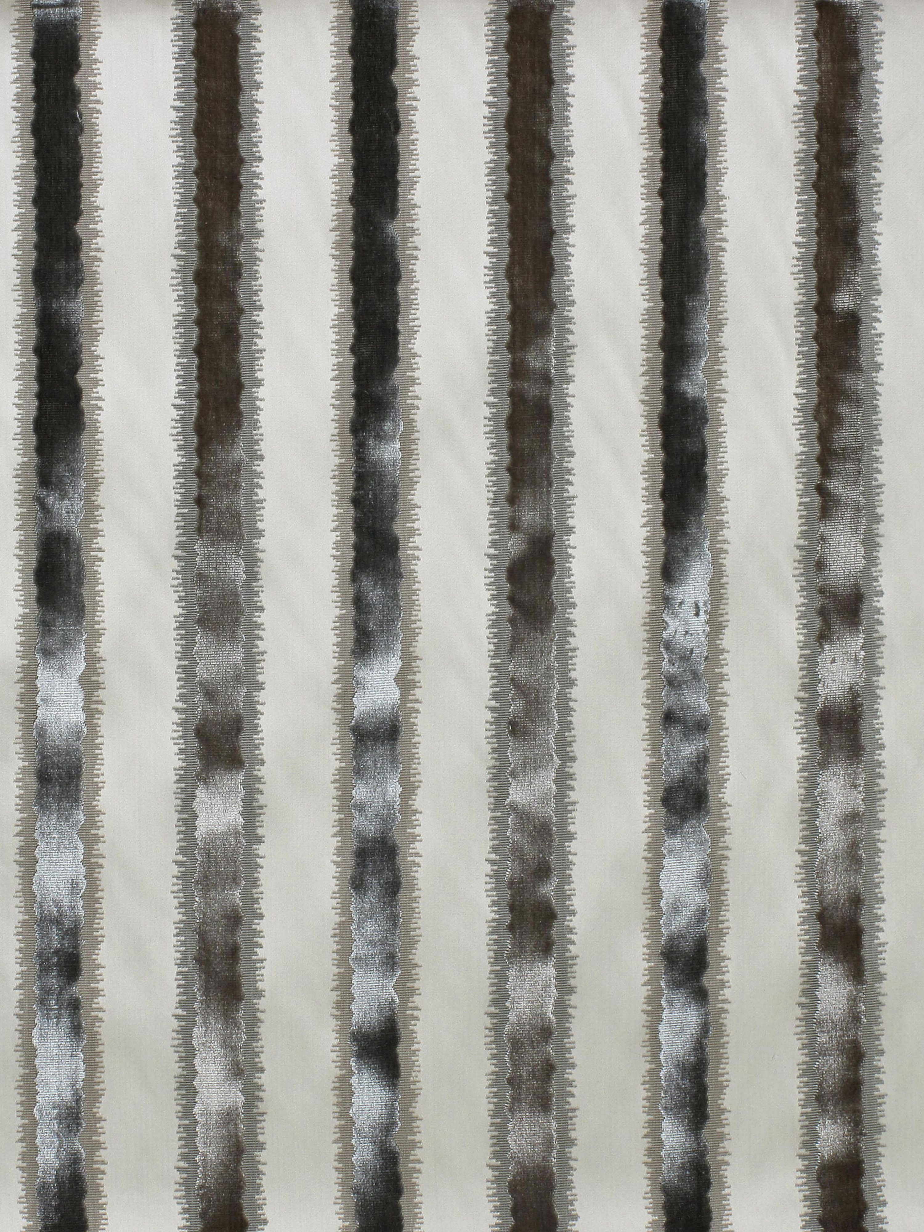 Tai Lao Stripe fabric in slate color - pattern number ZS 0002VELZ - by Scalamandre in the Old World Weavers collection