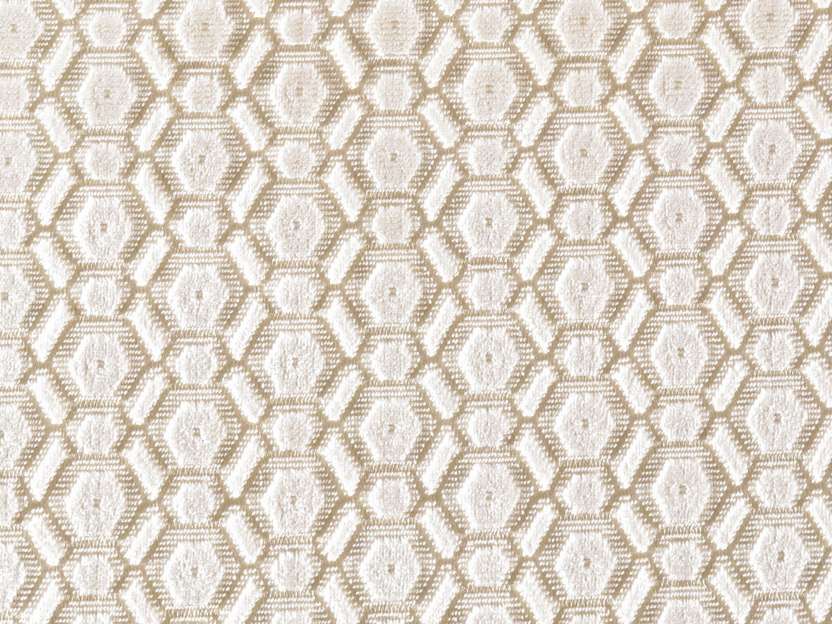 Manetta fabric in ivory color - pattern number ZS 0003MANE - by Scalamandre in the Old World Weavers collection