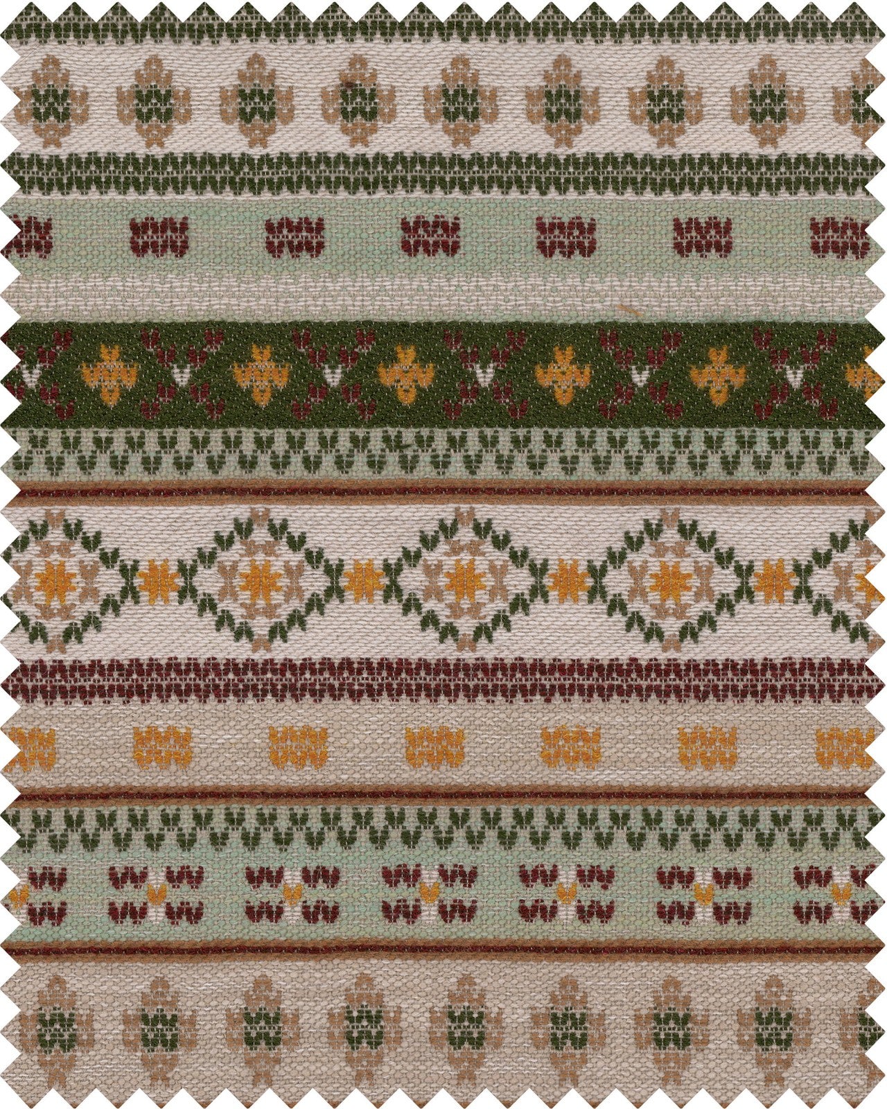Gaisstein Jacquard fabric in green color - pattern number FB00110 - by Mind The Gap in the Tyrol Apres-ski Home Collection collection
