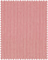 Rhubarb Stripe Heavy Linen fabric in red white color - pattern number FB00054 - by Mind The Gap in the Transylvanian Roots collection