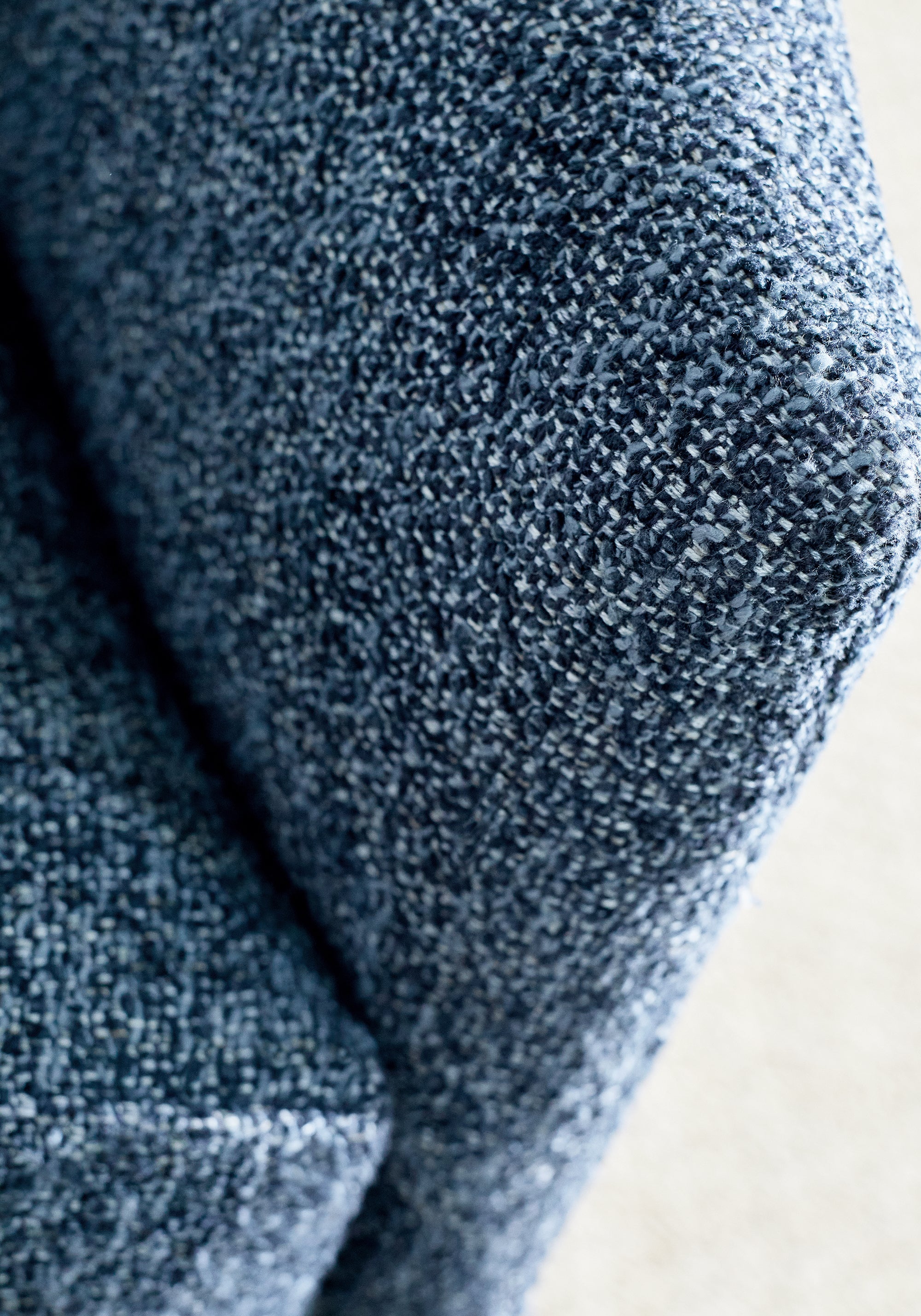 Detailed Dolcetto woven fabric in marine color - pattern number W8142 by Thibaut in the Sereno collection