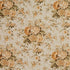 Traditional Floral Bouquets fabric in gold and yellow color - pattern number 10800-03 - by Charlotte in the Botanical Prints collection