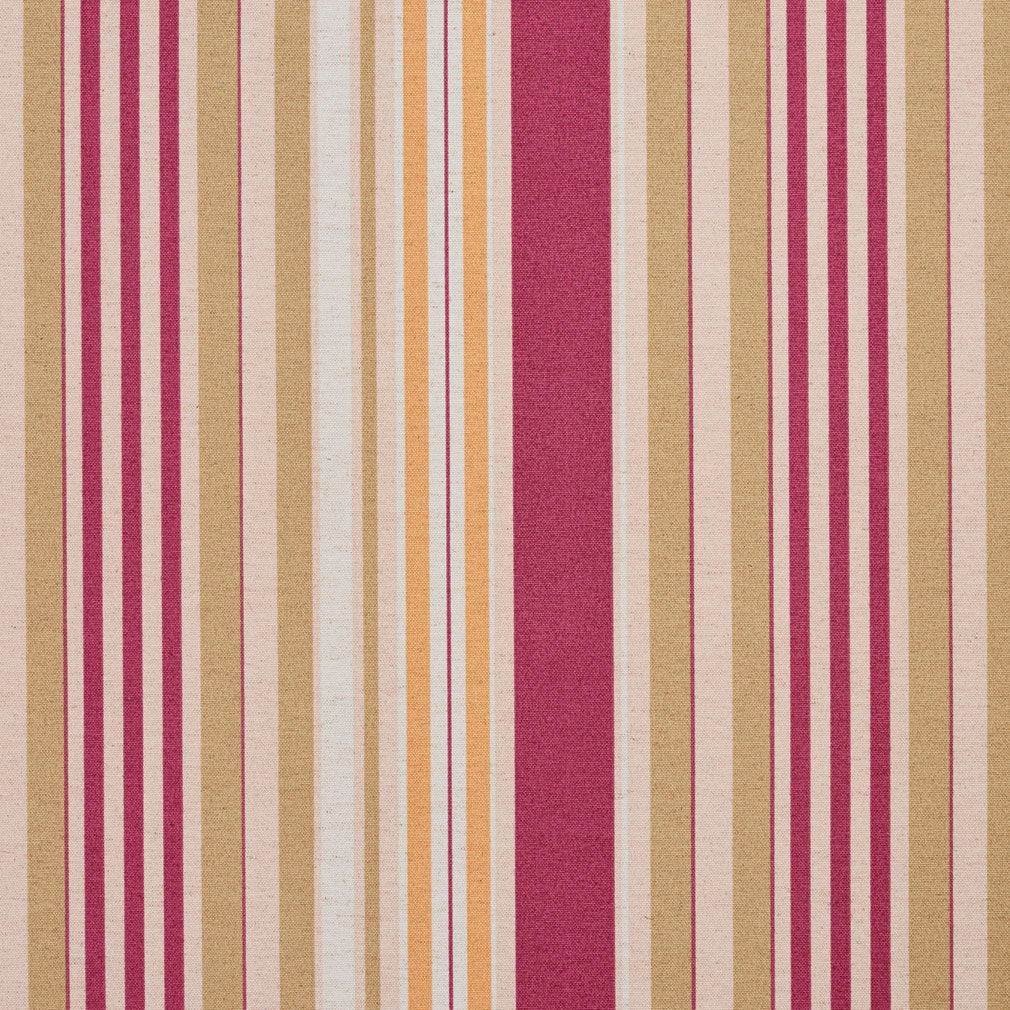 Springtime Stripes fabric in purple color - pattern number 10810-04 - by Charlotte in the Botanical Prints collection