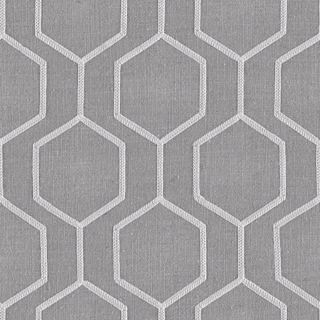 Socrates Hexagono fabric in chinchilla color - pattern number 09524 - by Europatex in the Socrates collection