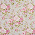 Floral Cluster fabric in green pink color - pattern number 10910-01 - by Charlotte in the Botanical Prints collection