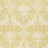 Clairemont Damask fabric in yellow color - pattern number 1178015 - by Schumacher in the Classic Prints collection